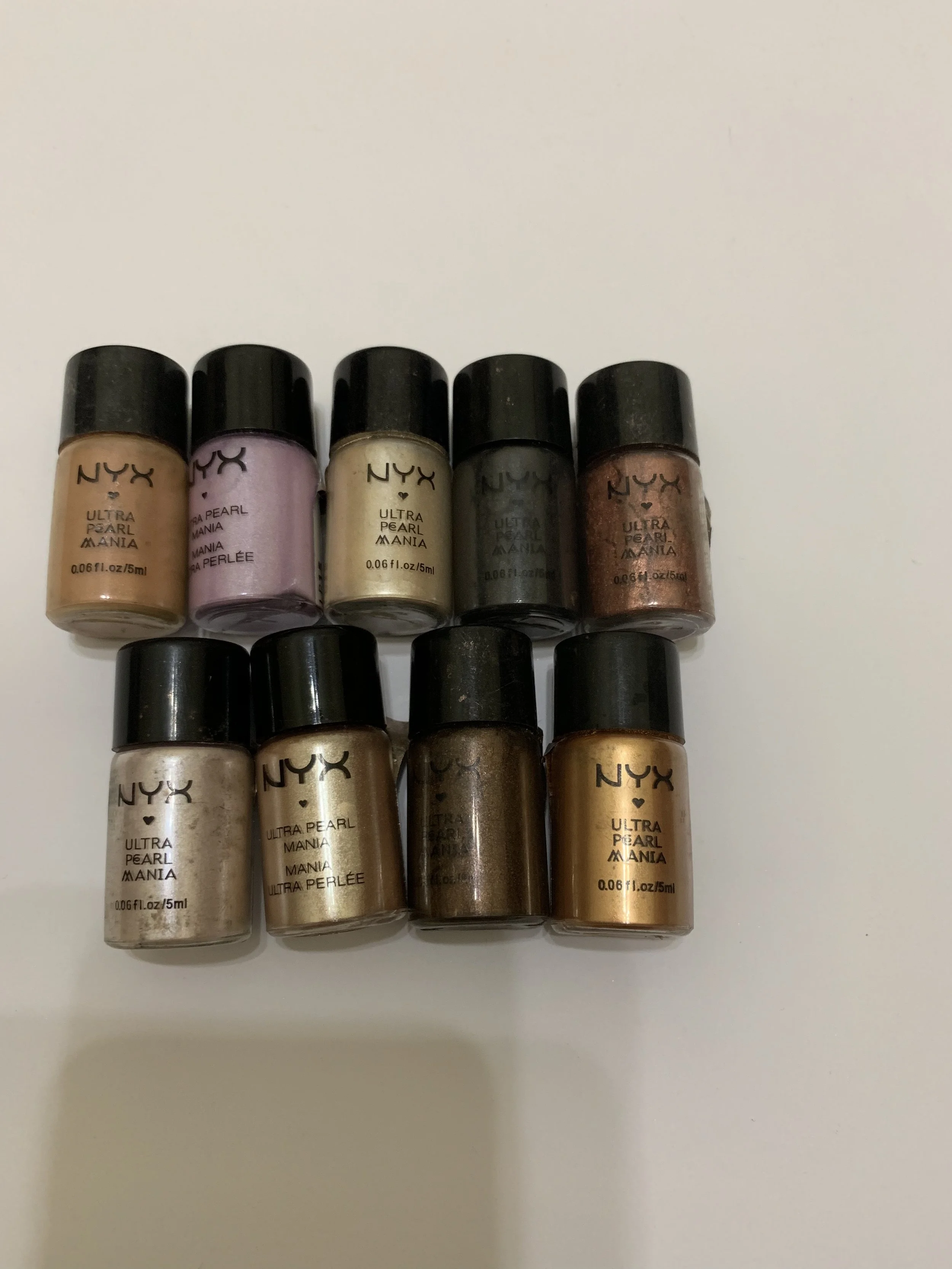 9 NYX loose pigments-$10