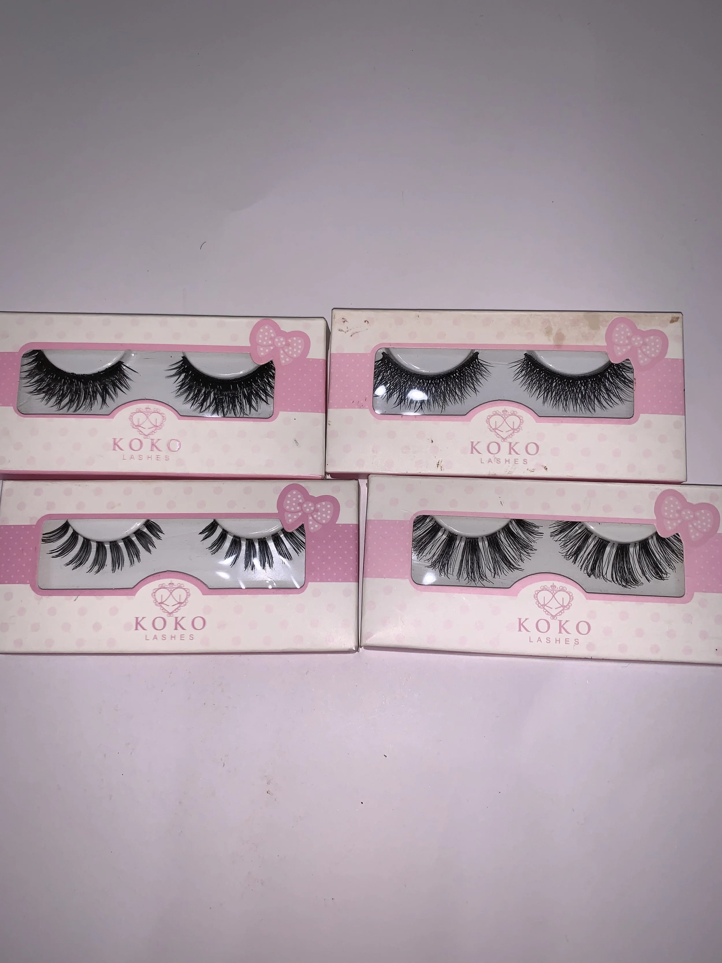 KoKo Lashes- Foxy, Marilyn, 202 and Soho-$16