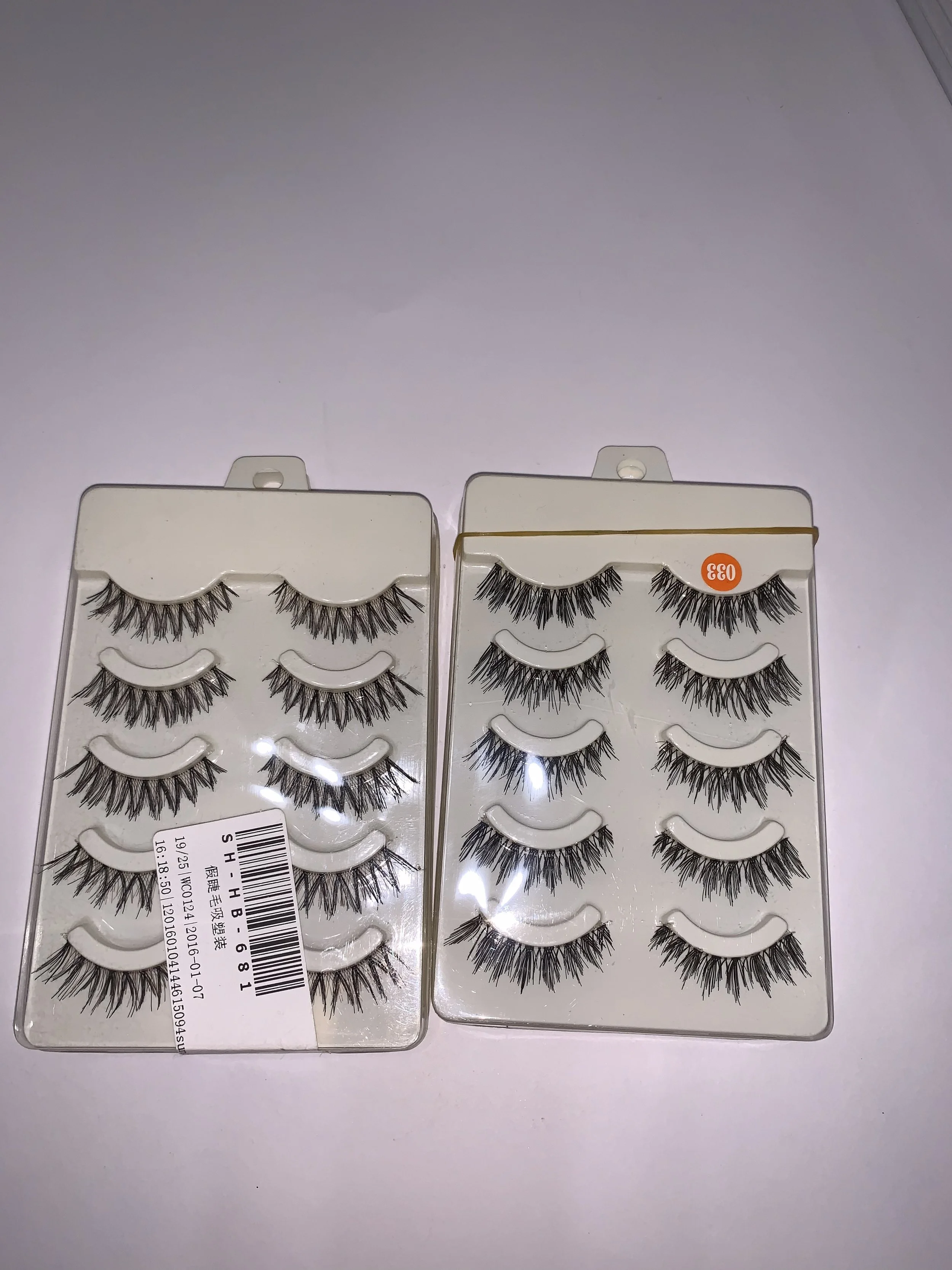 Bulk wispy lashes-packs-$5