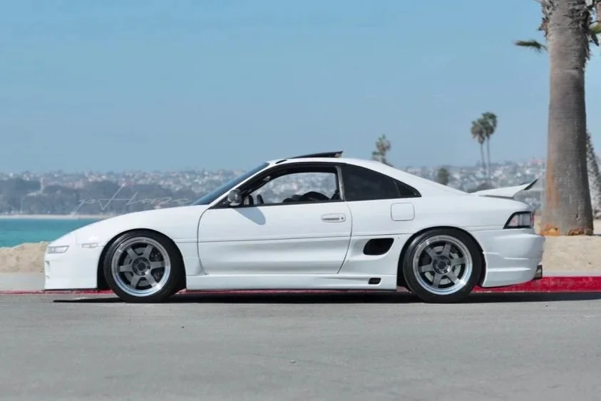    This part of the car was influenced by years of looking at newer performance cars as well. My experience around Mercedes-AMG and Chevrolet Performance cars gave me an appreciation for wider, fuller rear proportions, and some of that thinking found