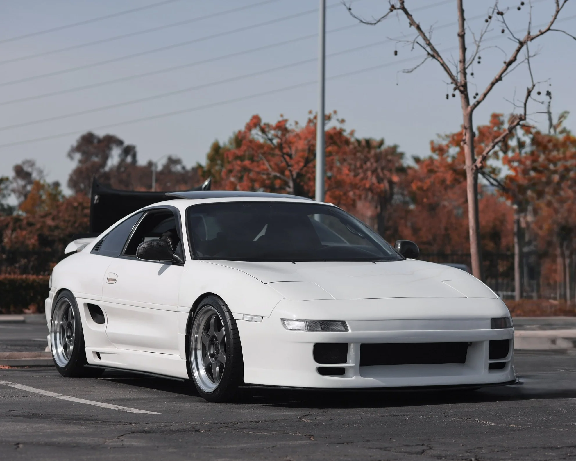    The MR2 also fits naturally into the visual world I'm creating for the movie. It's distinctly Japanese and unmistakably from another era, yet this particular car has been updated enough that it doesn't feel trapped in the past. That combination wo