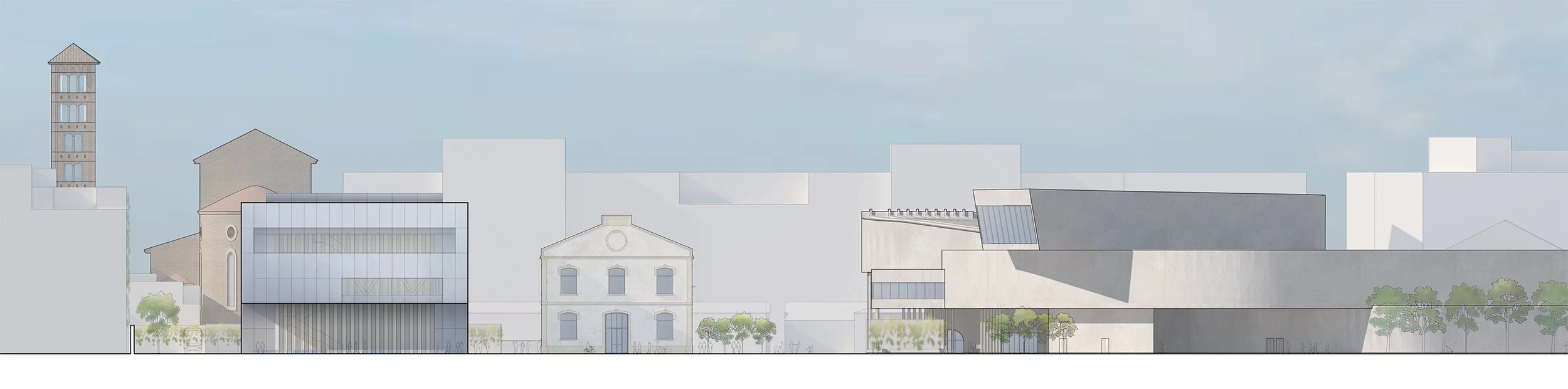 R+N - MAXXI - Facade
