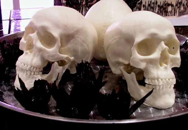 Chocolate skulls