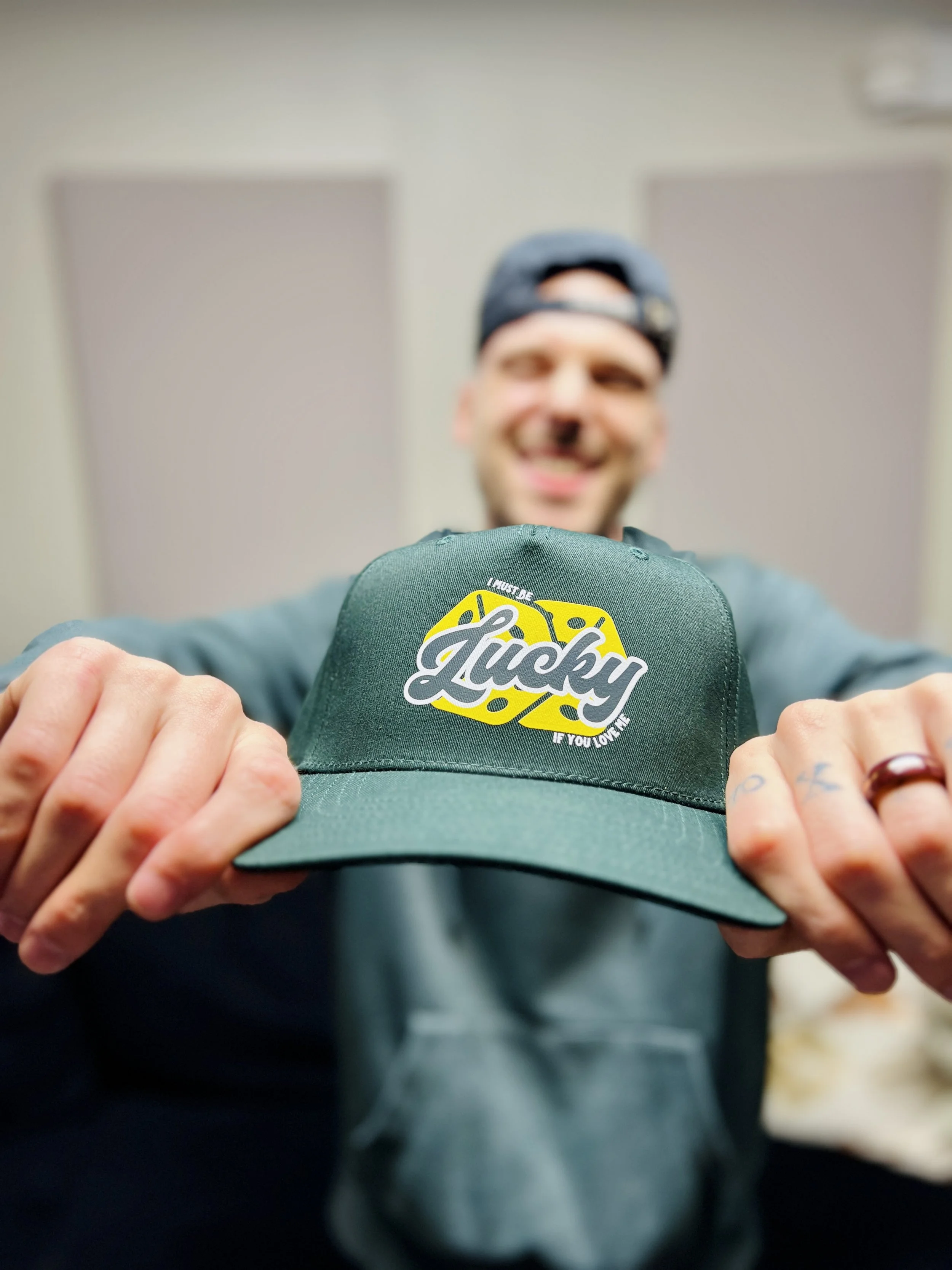 "Lucky" Snapback Trucker Hat