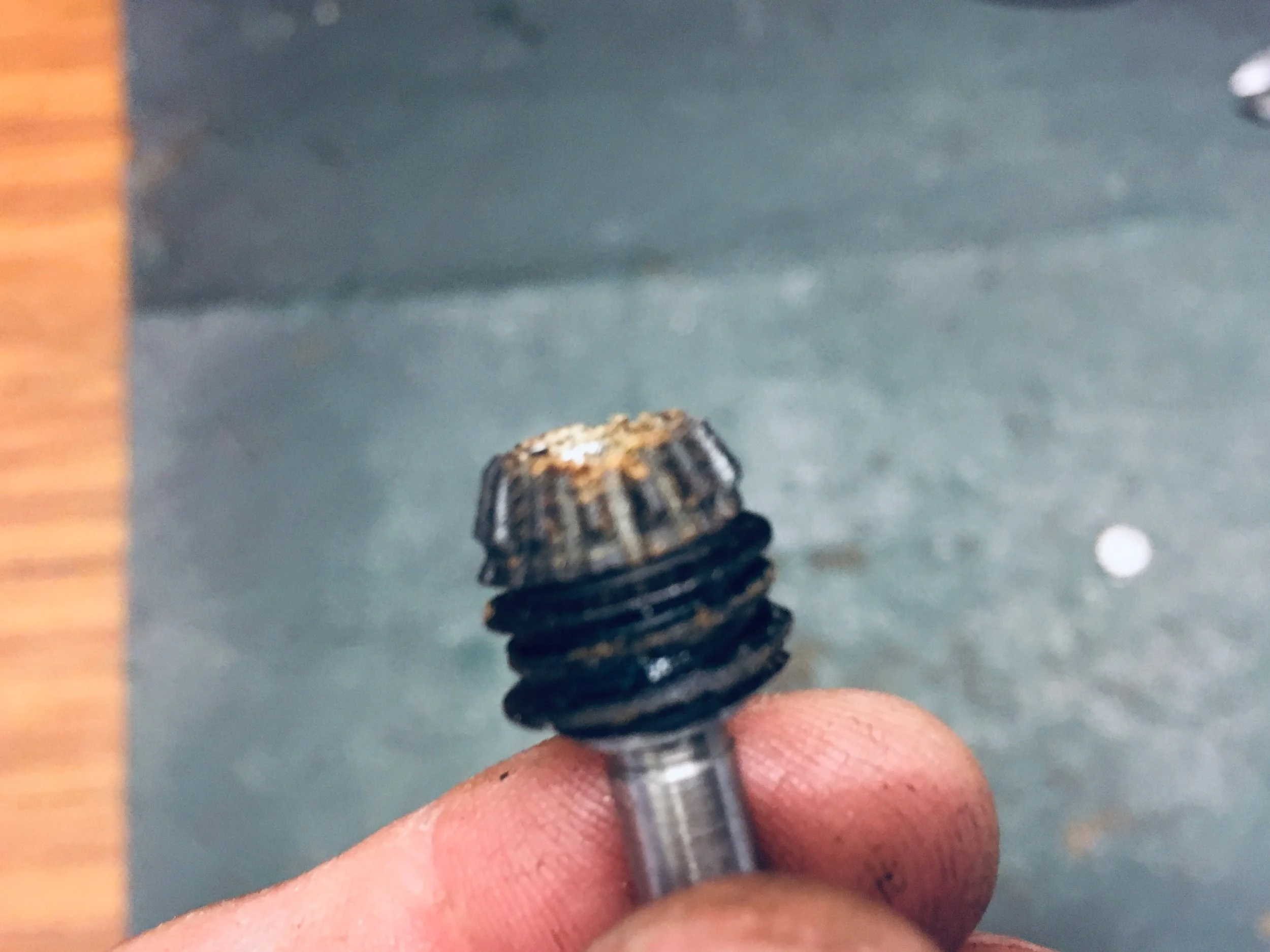 During restoration - gears worn out for odometer