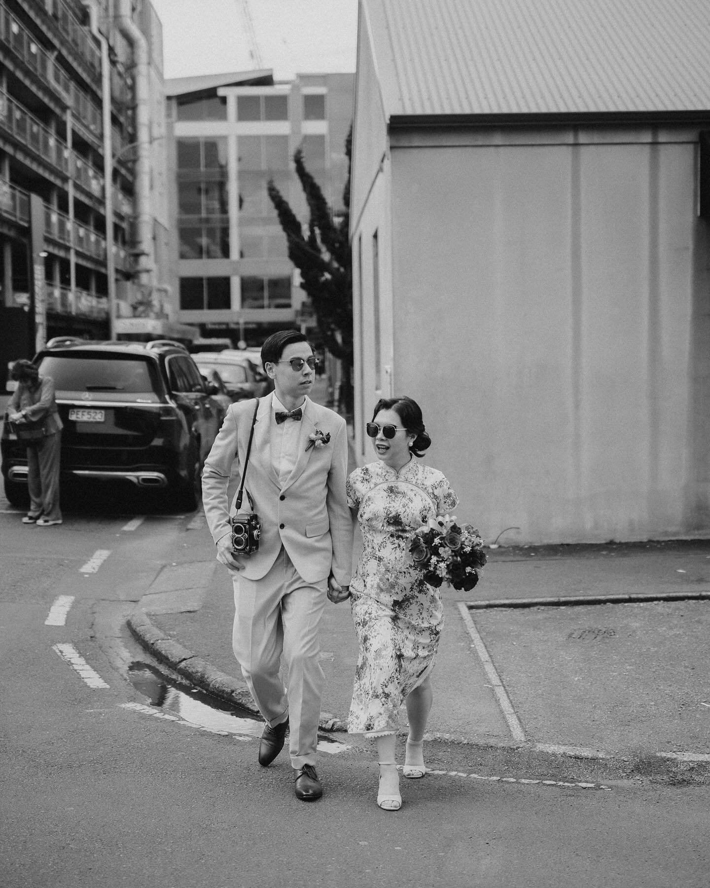 Back in time. Some favs from my friends Lorenz &amp; Evelyn&rsquo;s traditional wedding shot on 🎞️