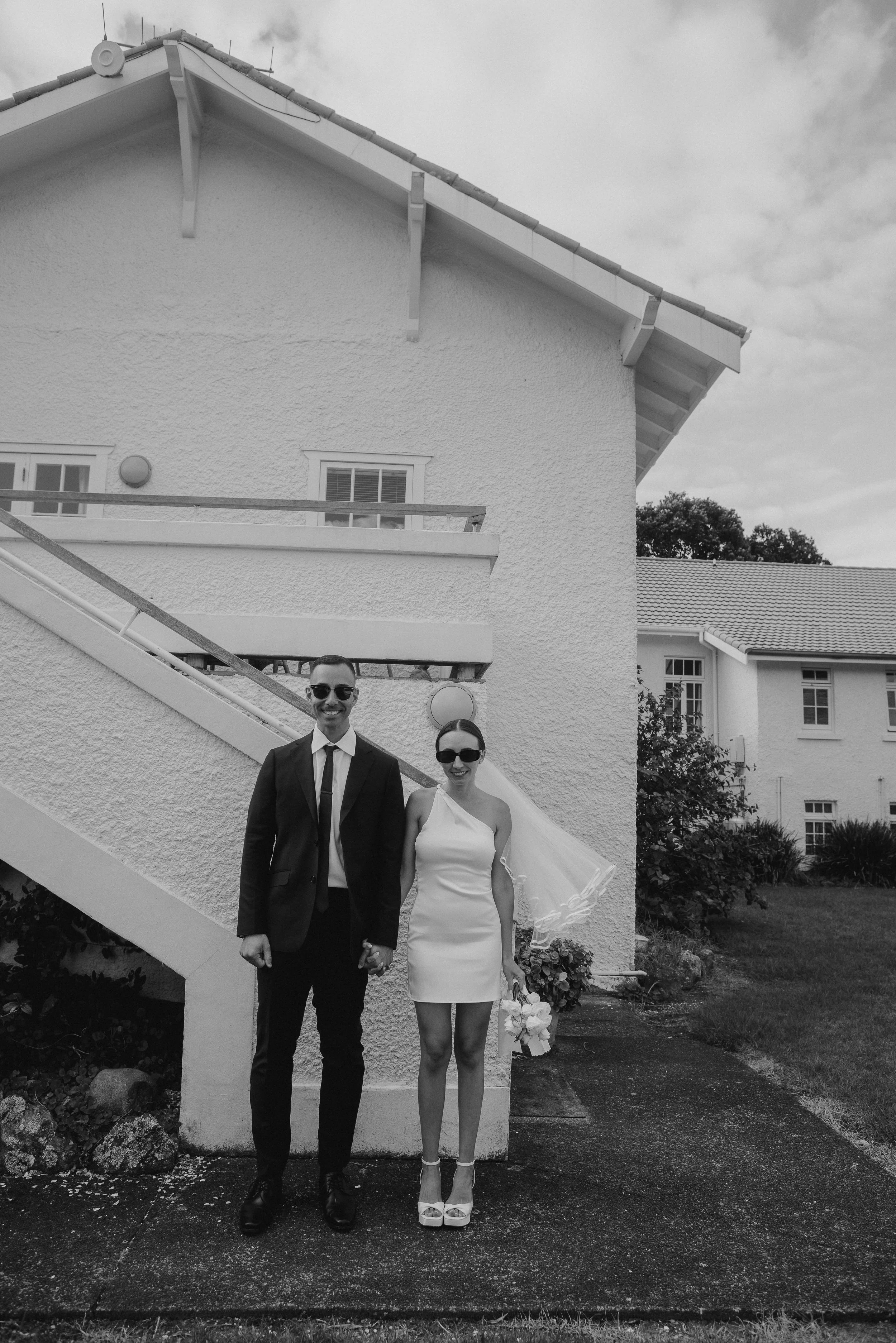 Peri &amp; Brennen / Intimate Wedding at Lover's Point, Waiheke Island.