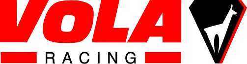 Logo with the text 'VOLA' in red and a stylized black and white v-shaped symbol.