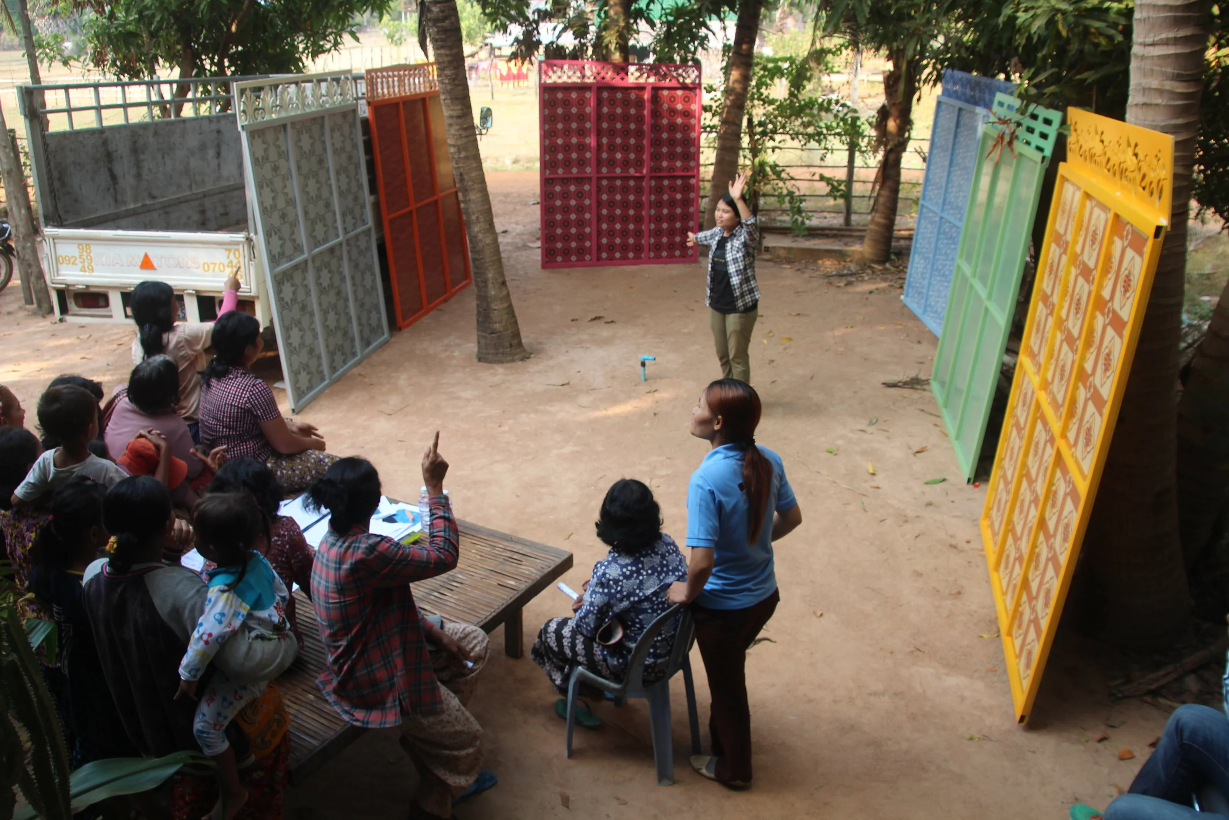 Focus group activity to determine interior aesthetics, after we made changes for manufacturing