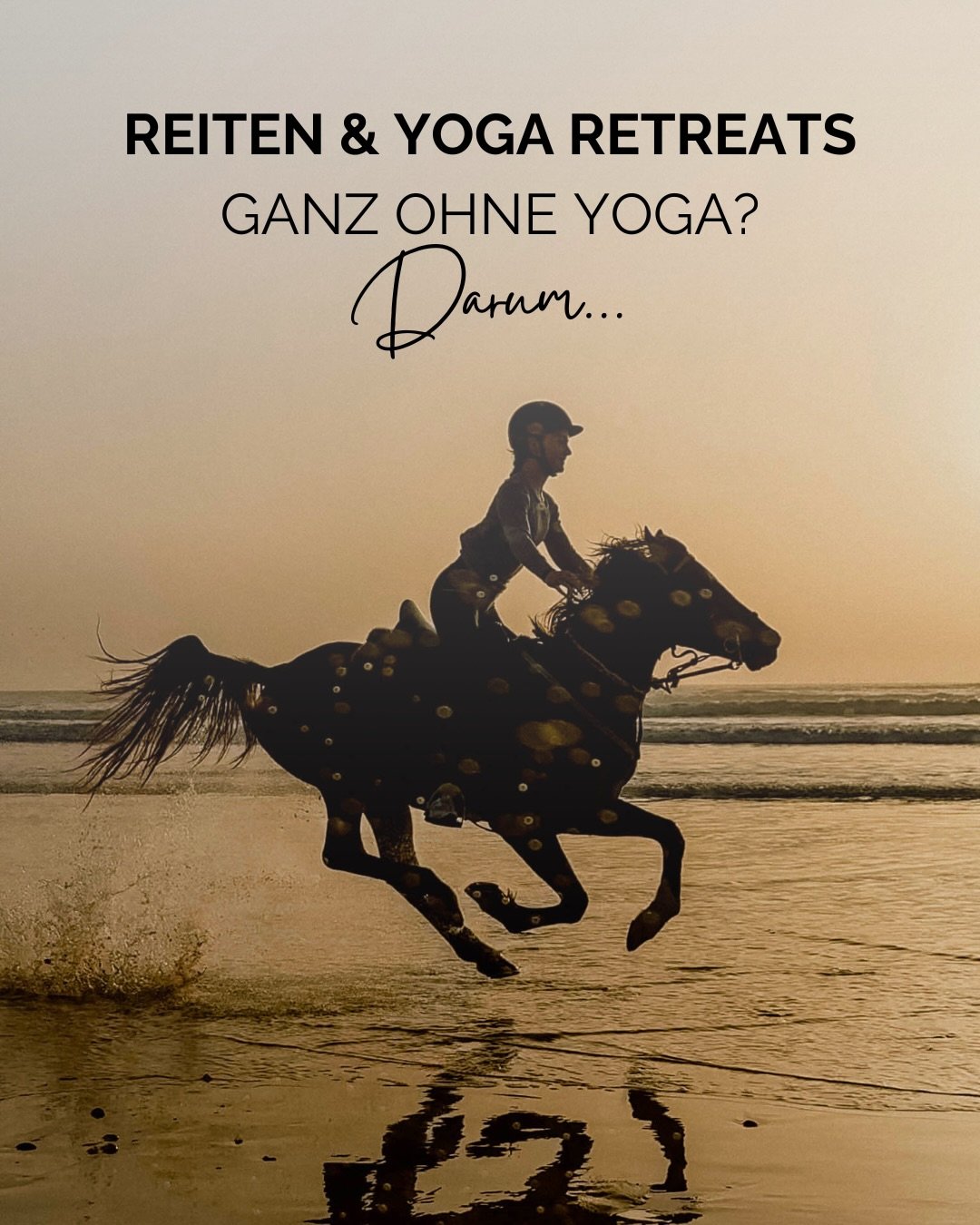 @reitenundyoga Retreats, aber ohne Yoga?? 🐴✨

Warum bieten wir seit Kurzem auch immer wieder Ritte ohne Yoga an? Diese Frage wurde mir in den letzten Monaten oft gestellt. Die kurze Antwort: Weil nicht jedes Retreat Yoga braucht. Bei einigen Angebot