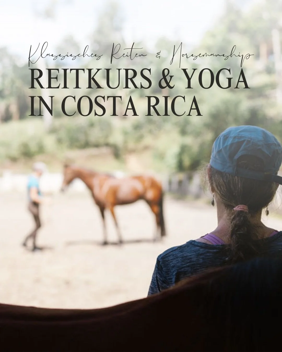 Neue Daten f&uuml;r Costa Rica: Eine Woche im gr&uuml;nen Hochland, umgeben von den Ger&auml;uschen des Dschungels beim Yoga in den Tag starten und dich ganz auf deine Ausbildung in Natural Horsemanship oder in der klassischen Reitweise konzentrieren