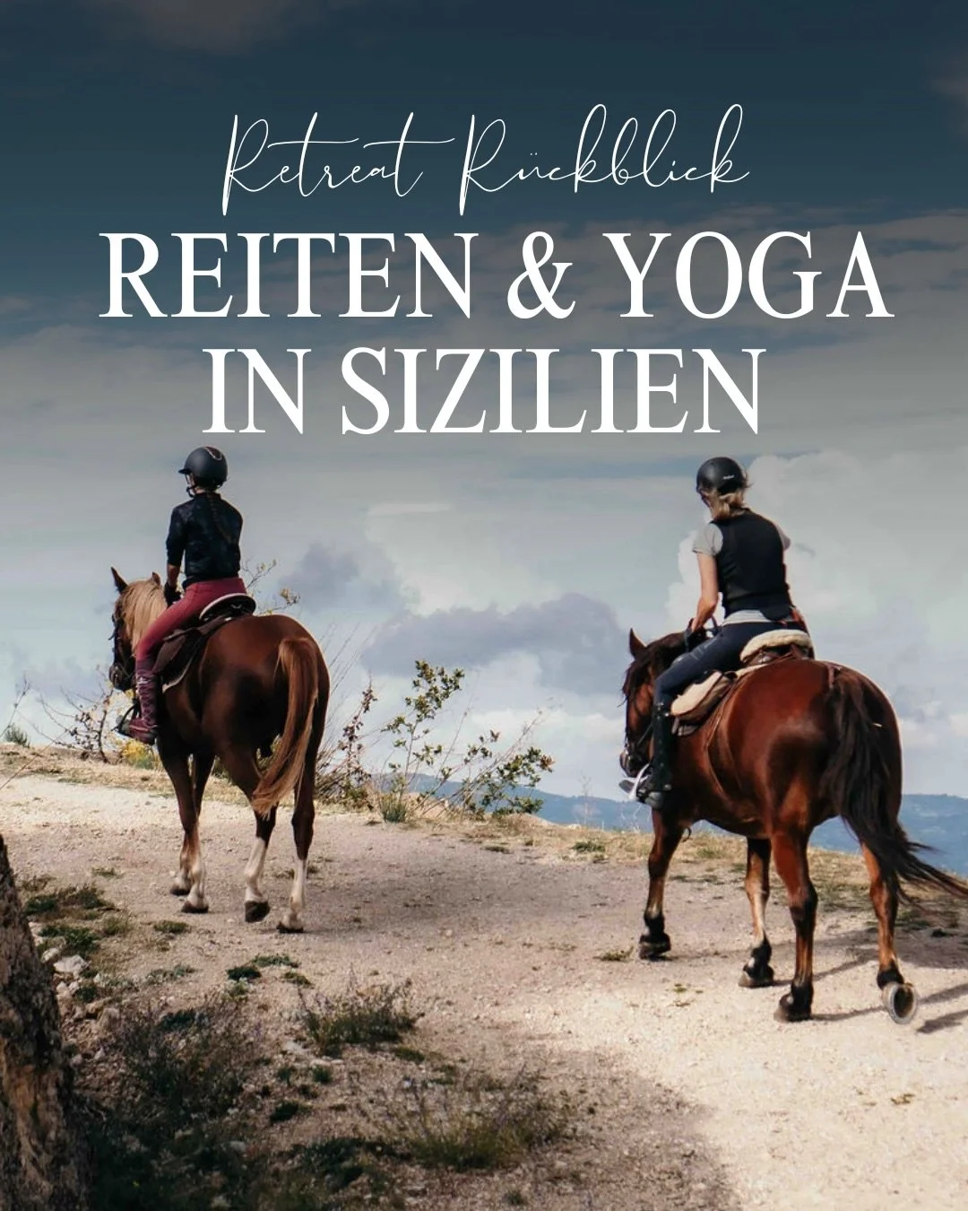 Das war der letzte Reiten &amp; Yoga Retreat dieses Jahr in Sizilien🐴🧘🏼&zwj;♀️🇮🇹 Wir haben wunderbare Ausritte genossen, unsere Muskeln beim Yoga gedehnt, lokalen Wein degustiert, die unfassbar leckere sizilianische K&uuml;che genossen und konnt