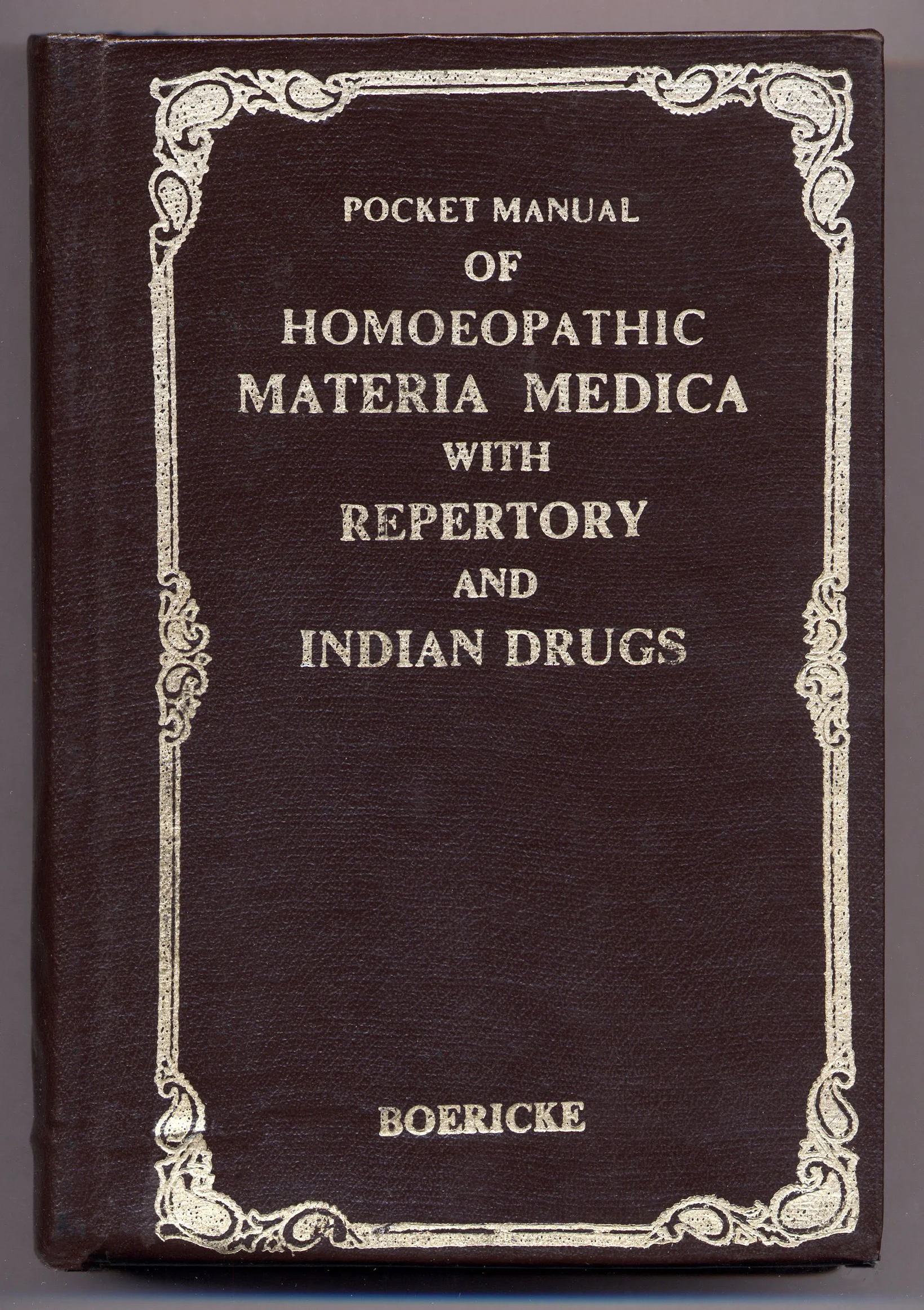 Pocket manual of homeopathic materia medica