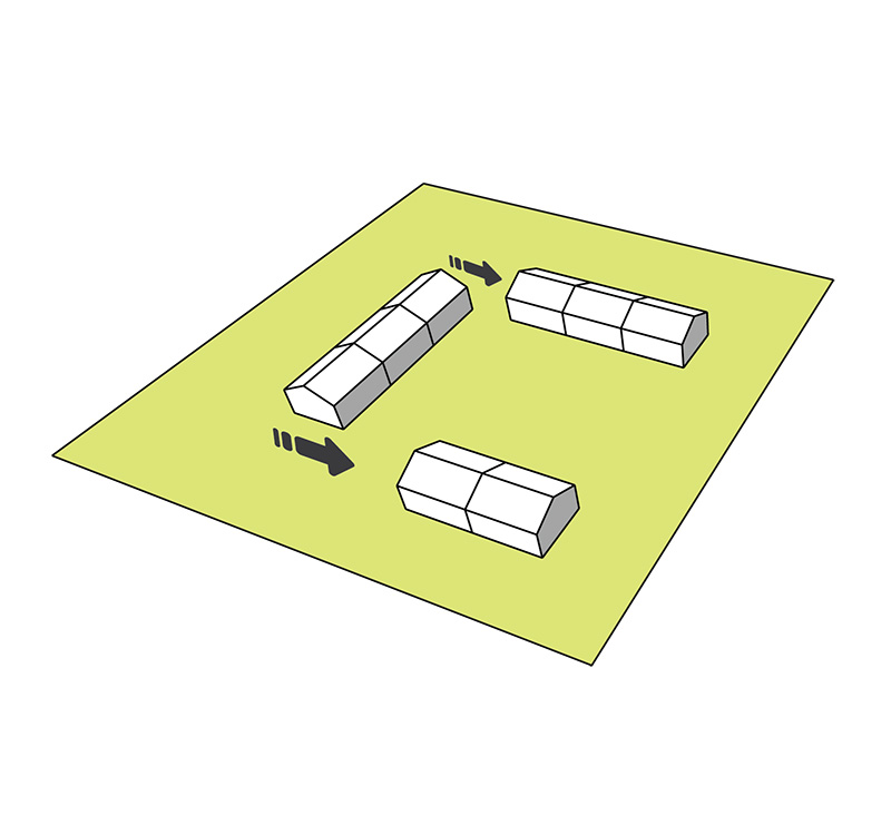 02 - Breaking down of the monotonous layout