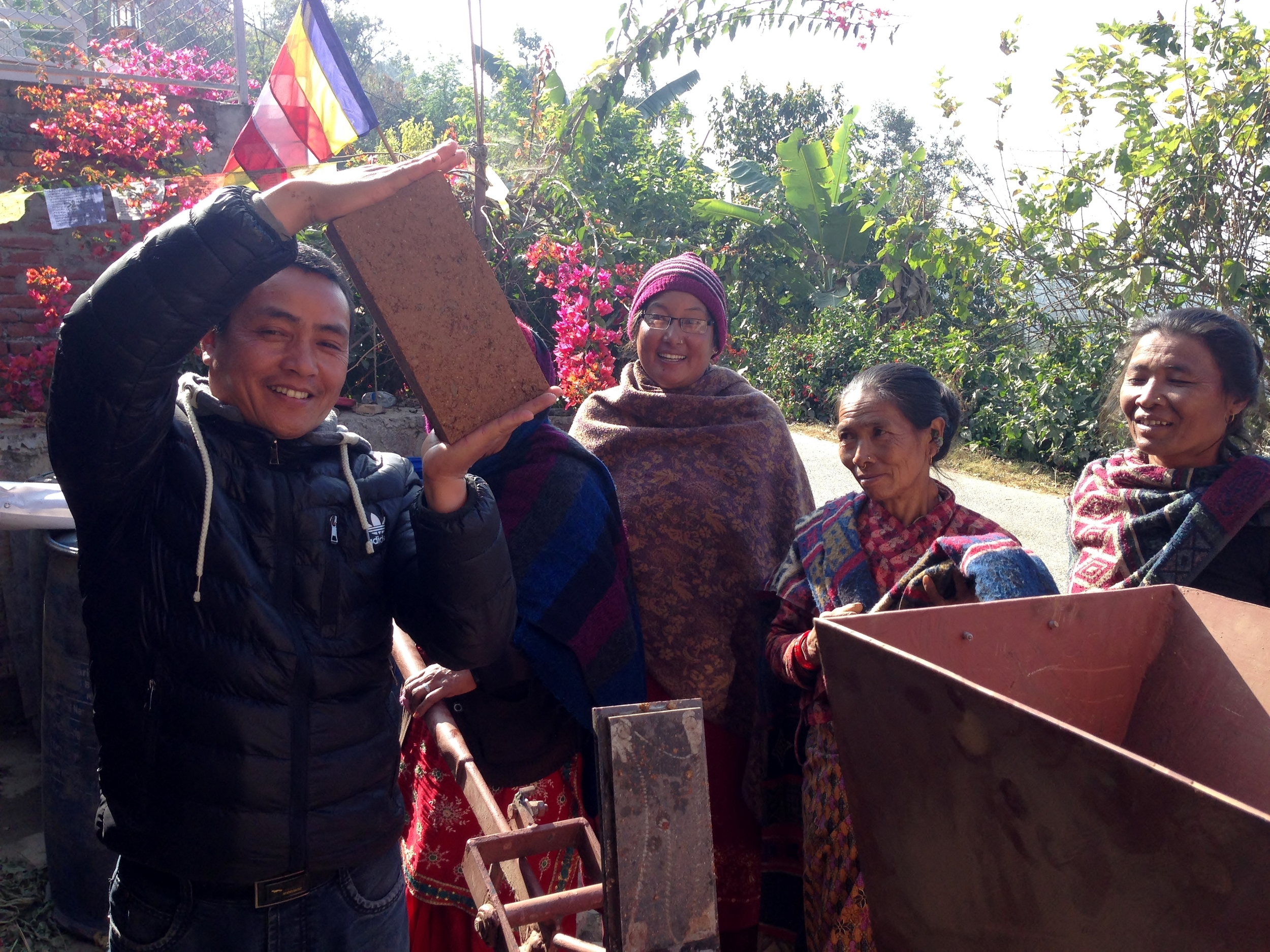 abari-Compressed Earth Block Workshop at Bhattedanda3.JPG