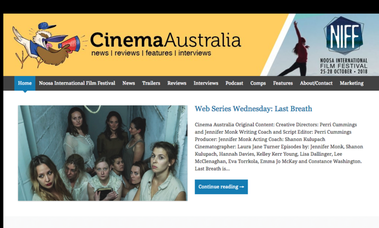 Cinema Australia - Web Series Wednesday