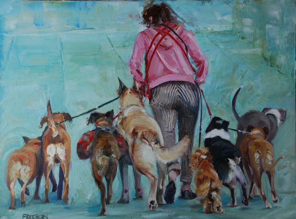 Chevron, oil on canvas, SOLD