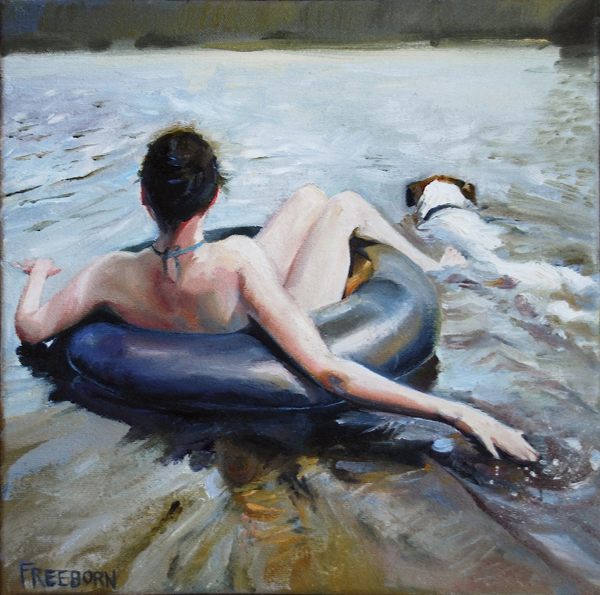 Sunday Afternoon, oil on canvas, SOLD