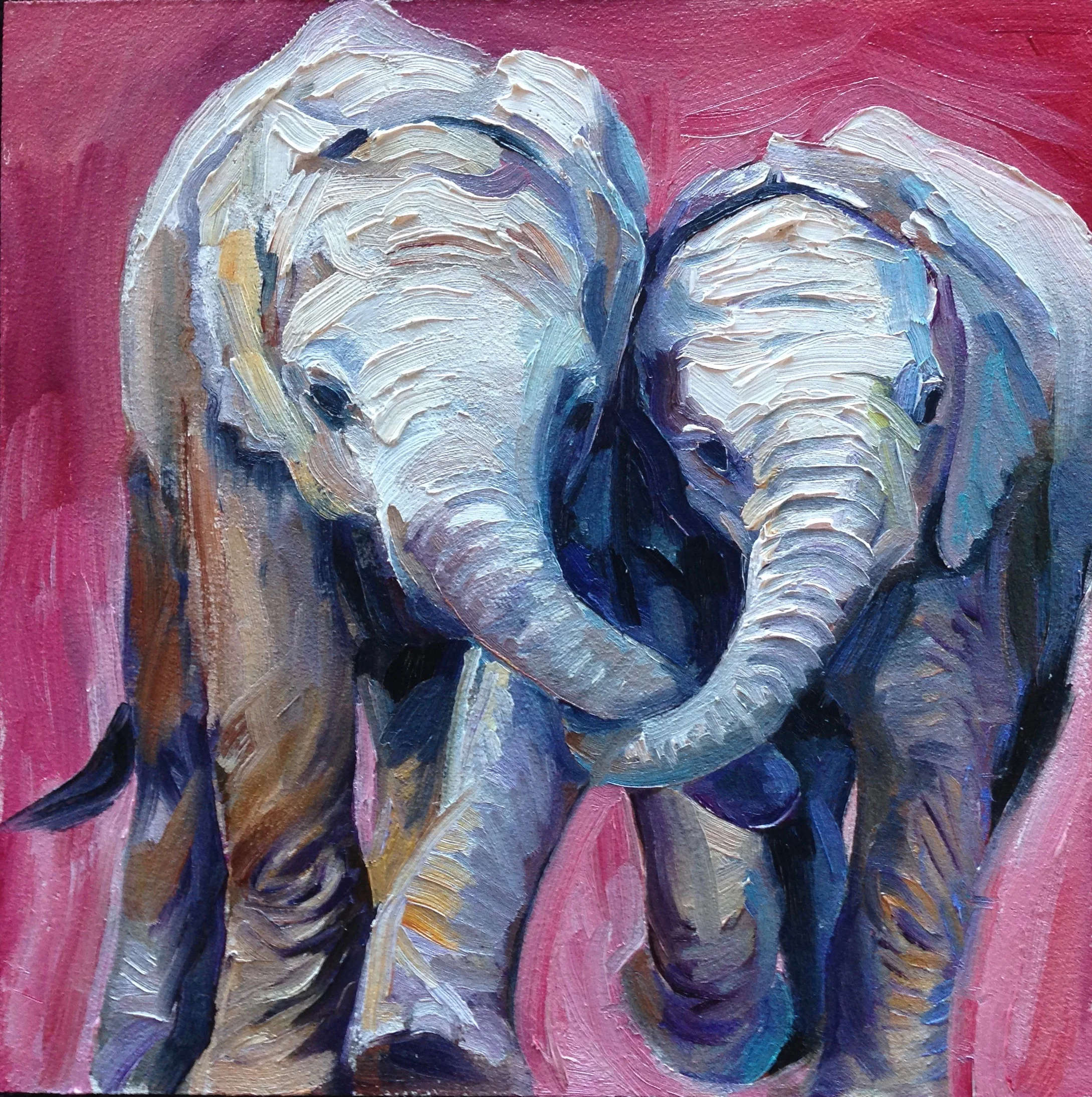 8" x 8" oil on panel, SOLD