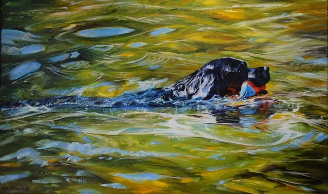 No Better Place, 30 x 40 oil on canvas, framed, SOLD