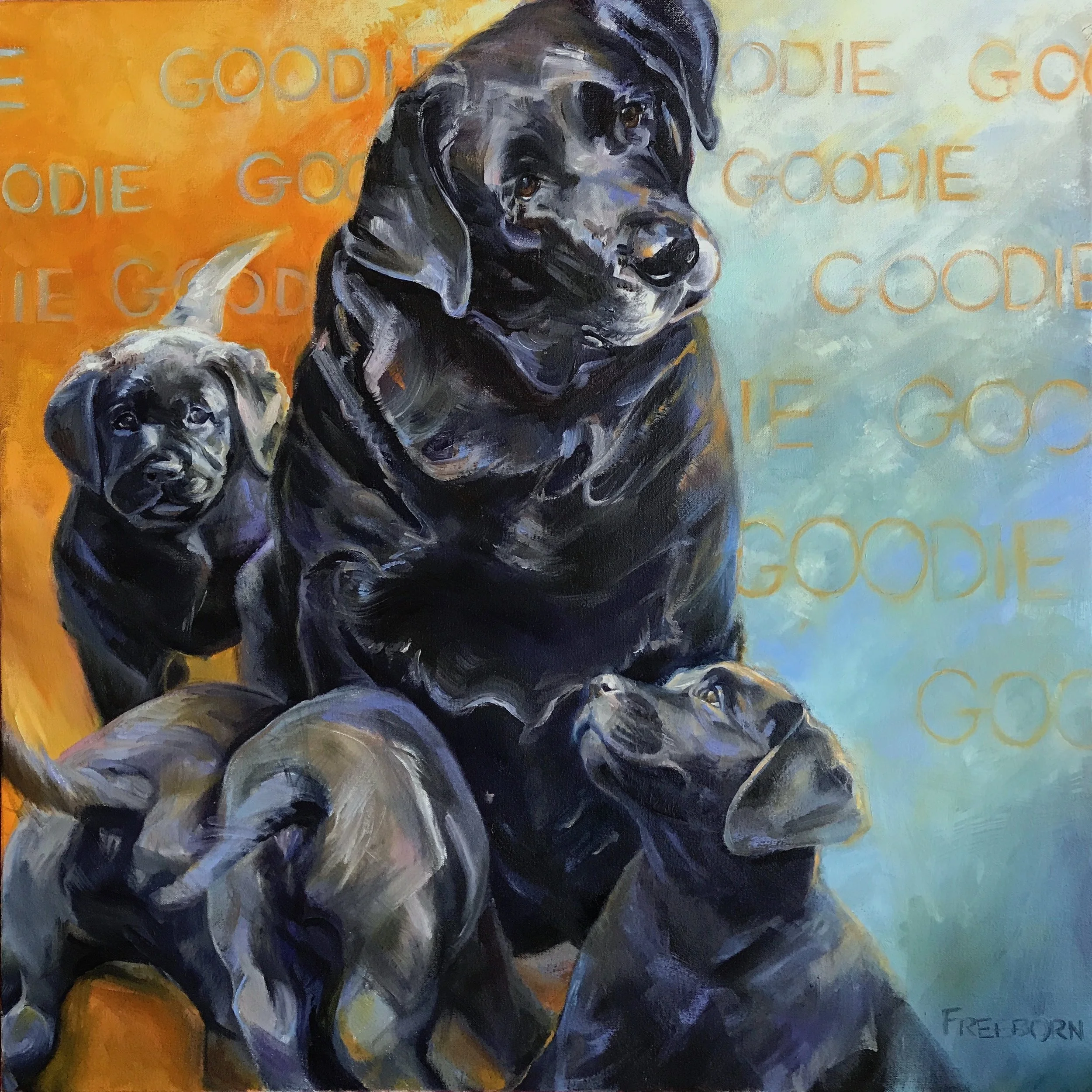 Goodie, Oil on canvas
