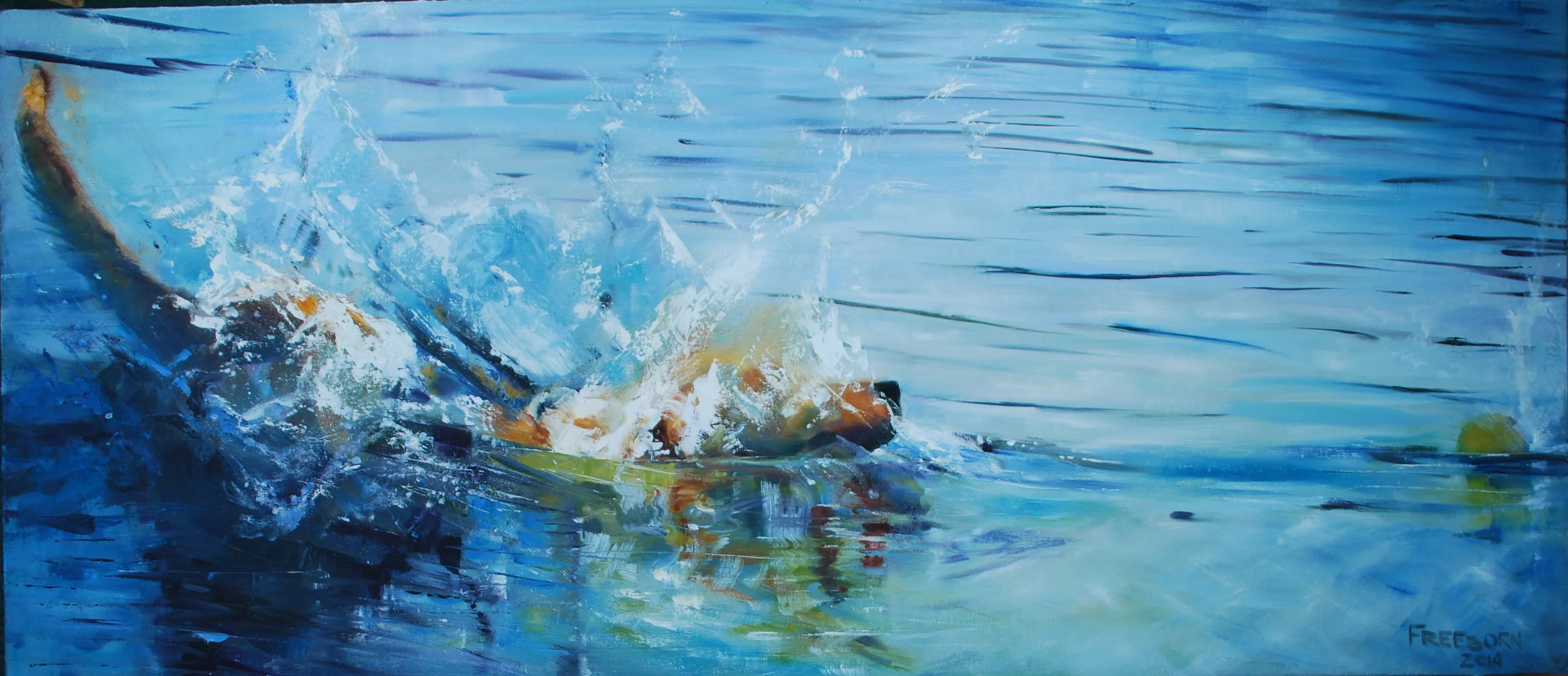Music by Habib Koite, Oil on canvas, SOLD