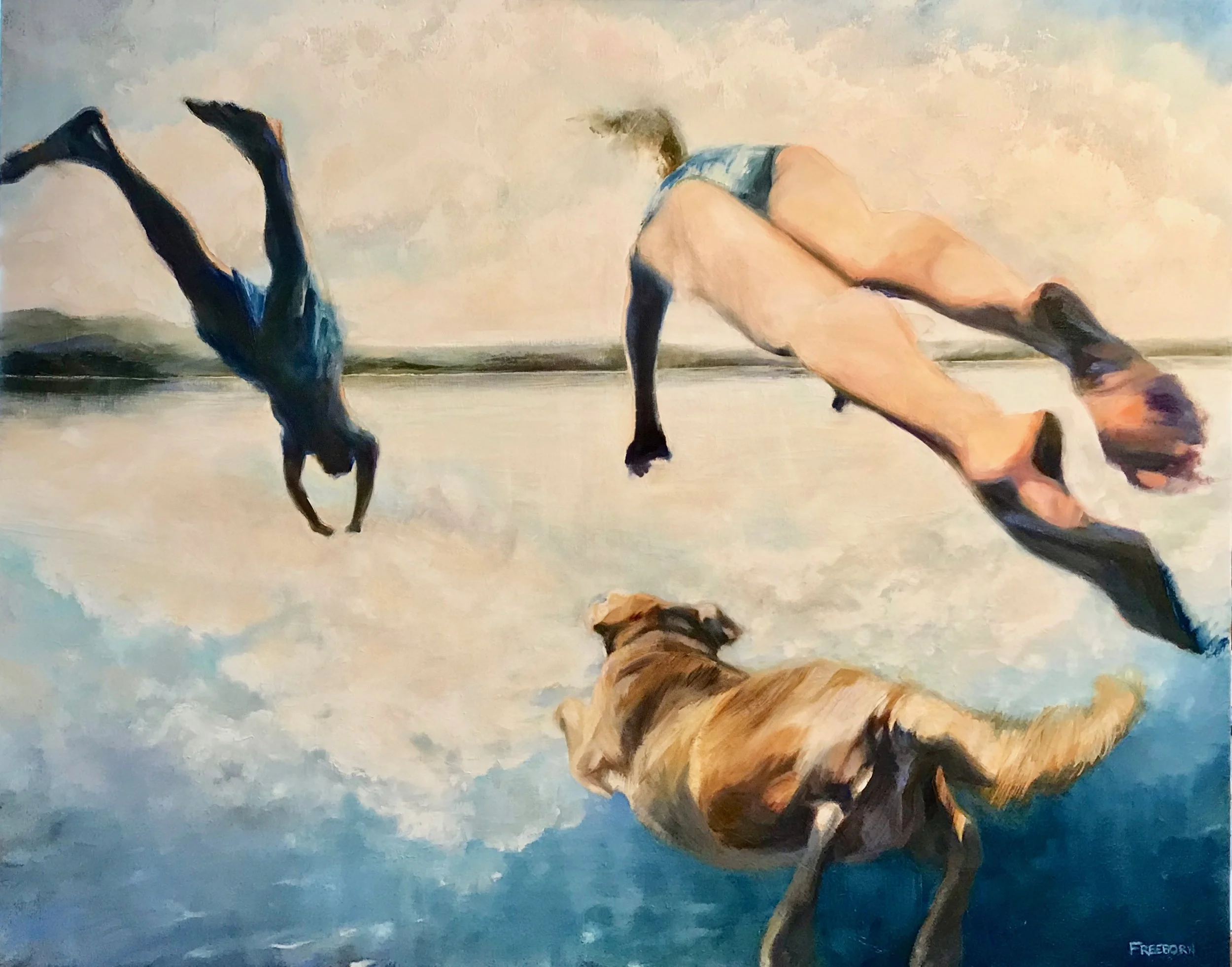 The Outer Space, 40" x 50" oil on canvas, SOLD