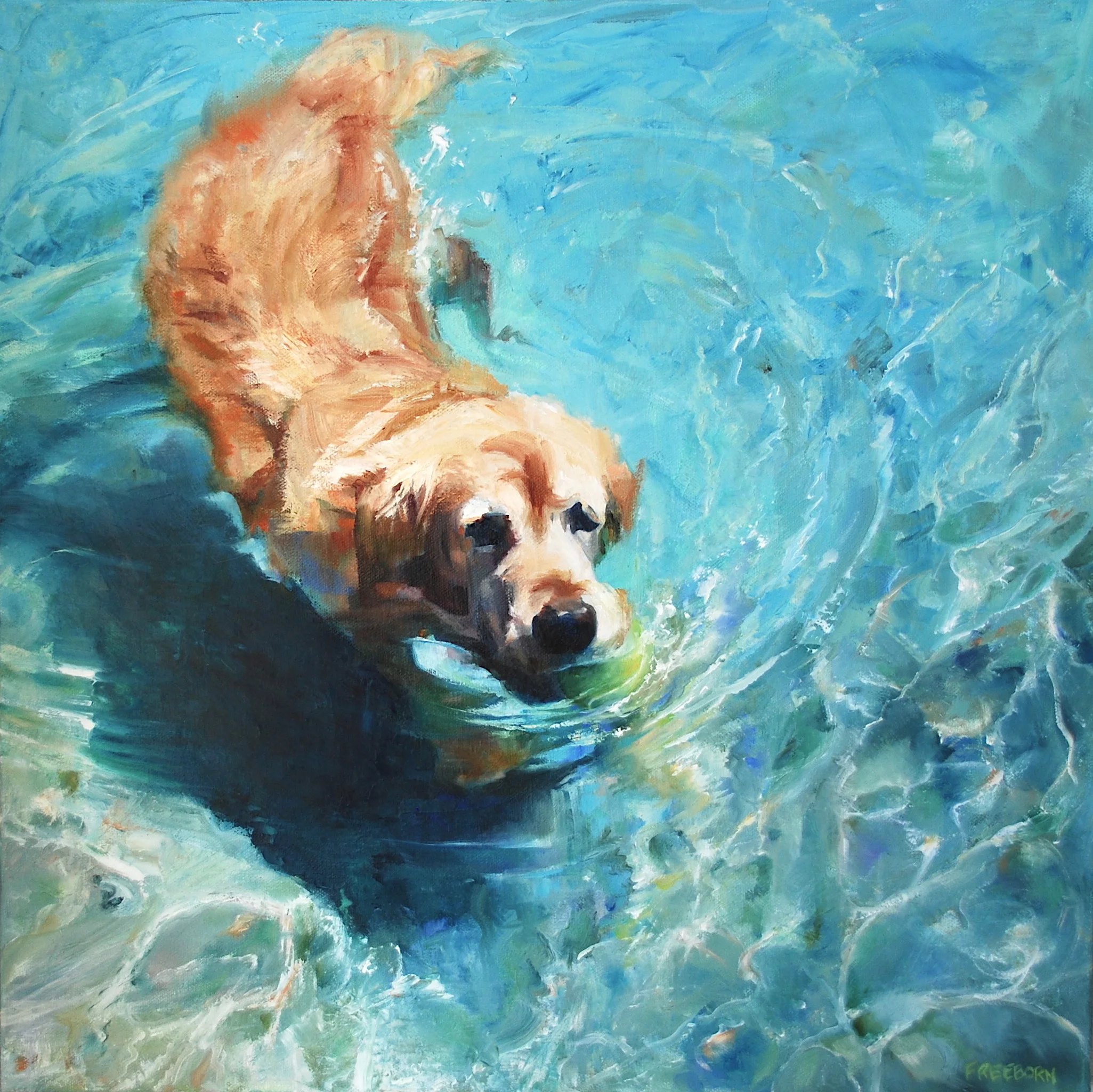 Annie, oil on canvas