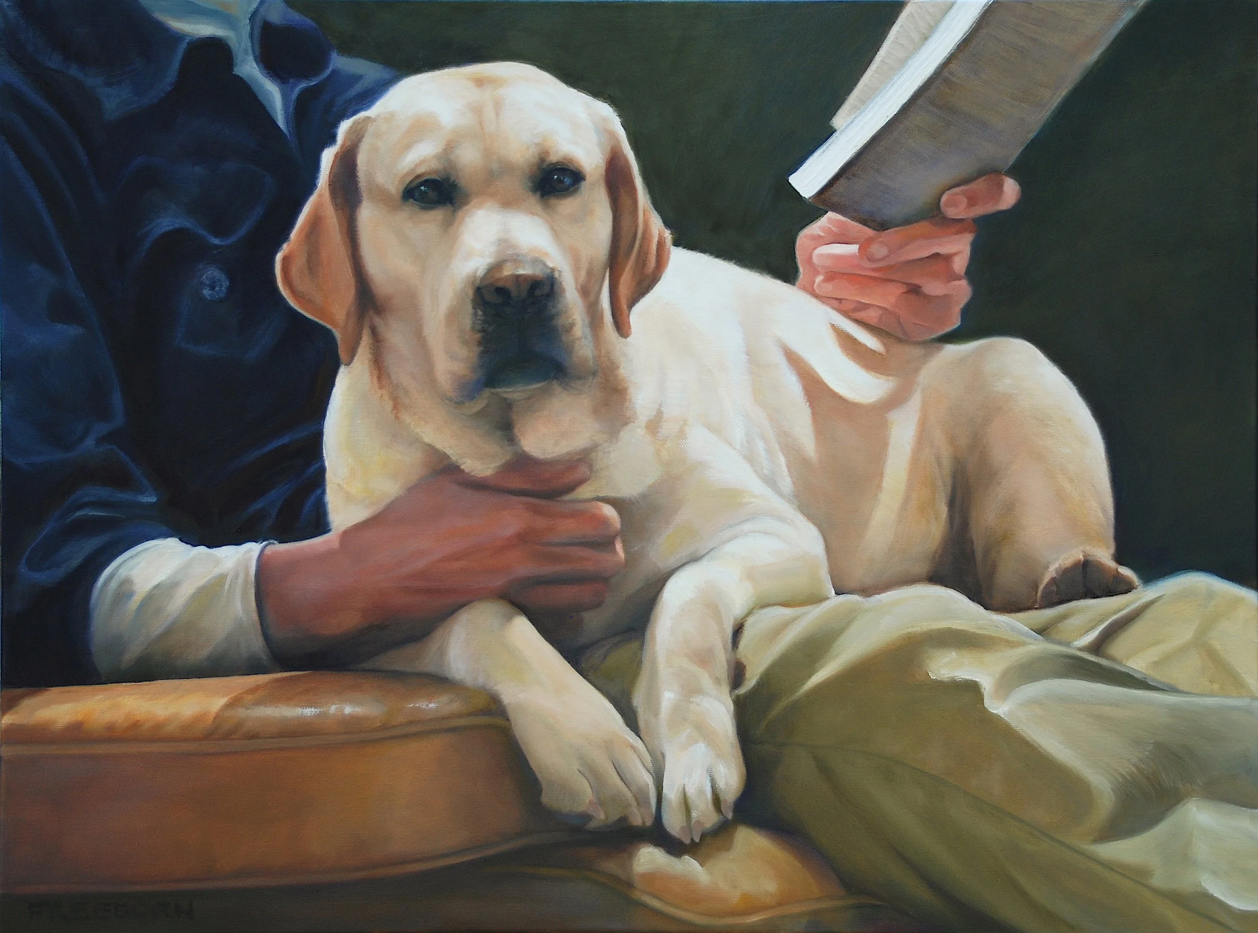   Fireside   18” x 24” oil on canvas 