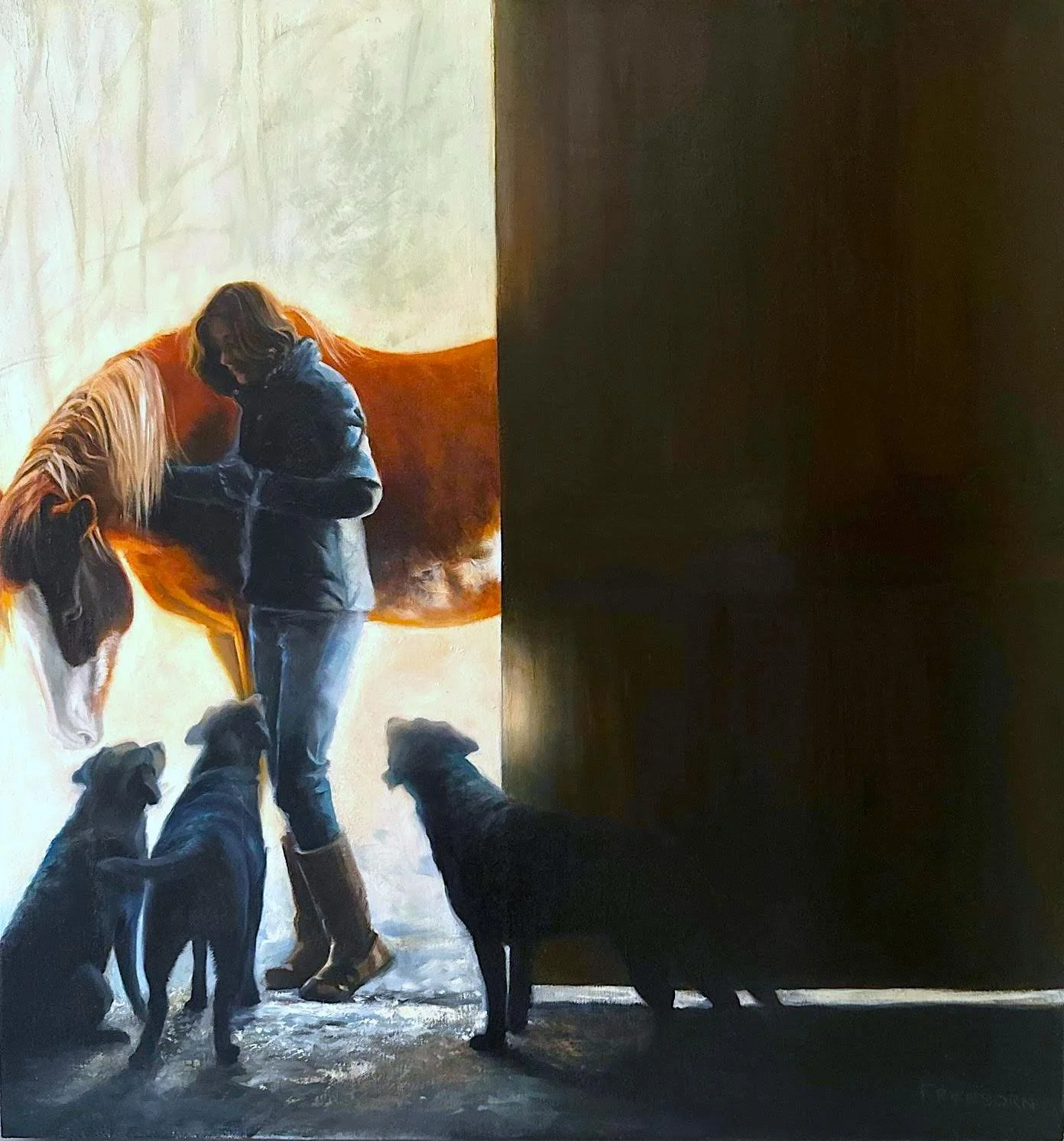   Community   25” x 24” oil on canvas 