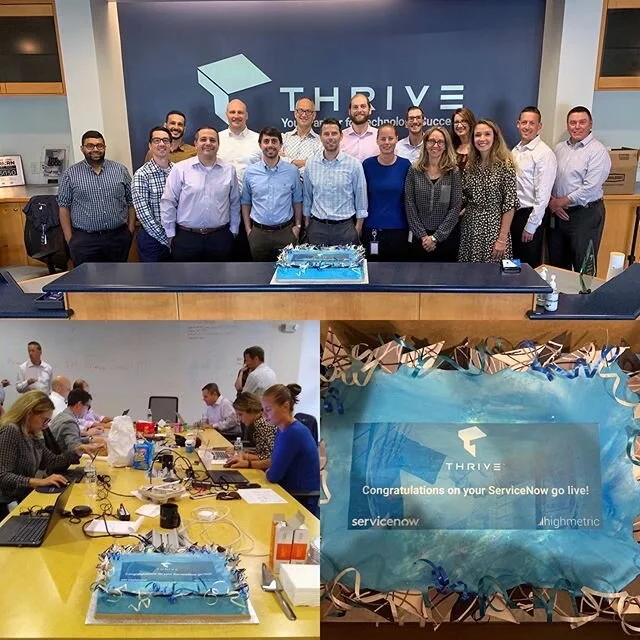 Congratulations on your #ServiceNow go live! 
#highmetric 
#teamwork
#msp