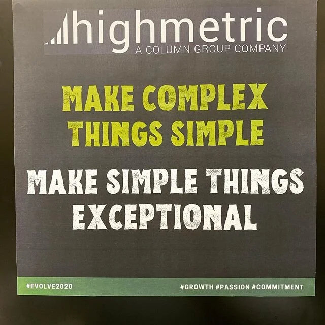 #highmetriclife