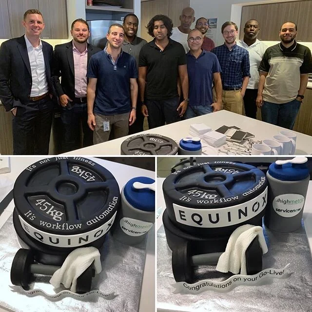 It&rsquo;s not fitness, it&rsquo;s workflow automation! Congratulations on your ServiceNow go live, Equinox!