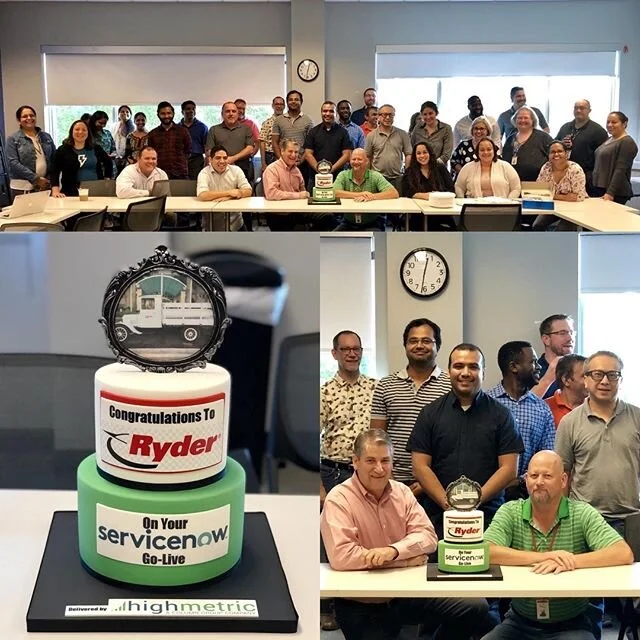 Congratulations on your #servicenow #golive! 🎂🏆🎉
.
.
#highmetric #teamwork #cake