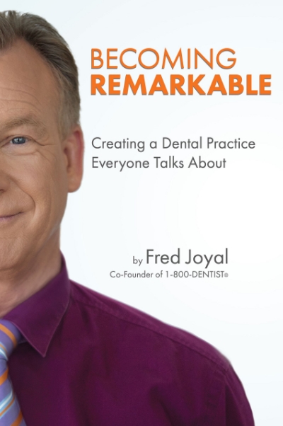Becoming Remarkable: Fred delivers again...Great book about building you dental brand and creating and awesome patient experience.