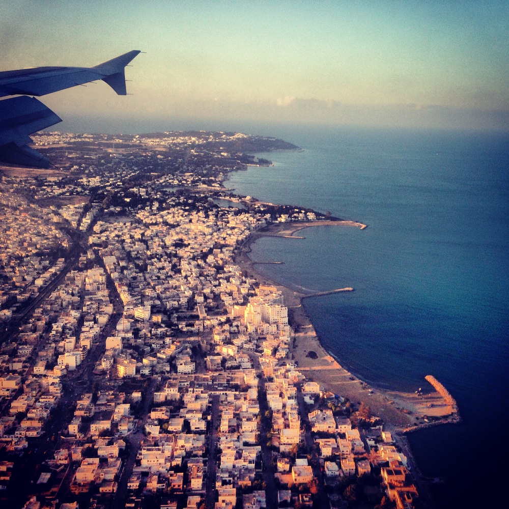 Aerial view of Tunis