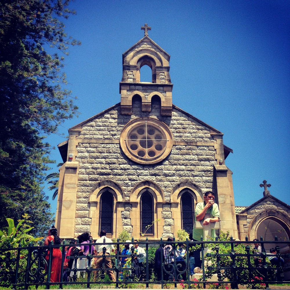 The church my family attended.