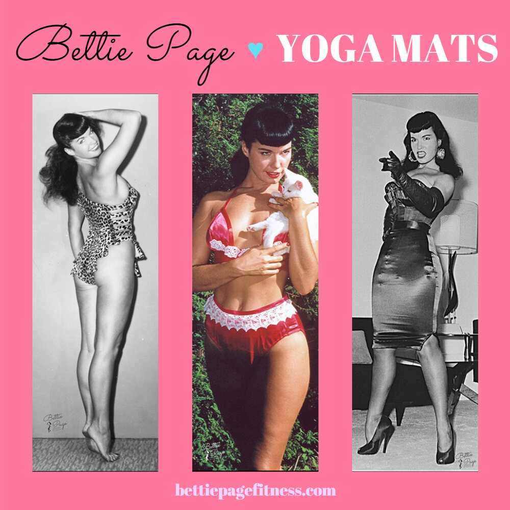 Bettie Page Yoga Mats ~ Choose from 28 signature designs! — Bettie Page  Fitness
