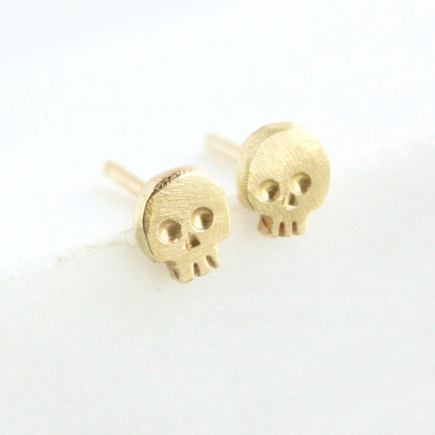 Memento Mori Skull Necklace | 14k Gold and Oxidized Silver — TorchFire ...