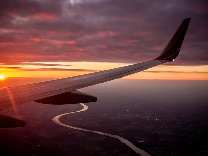 Photo taken somewhere over Chicago.