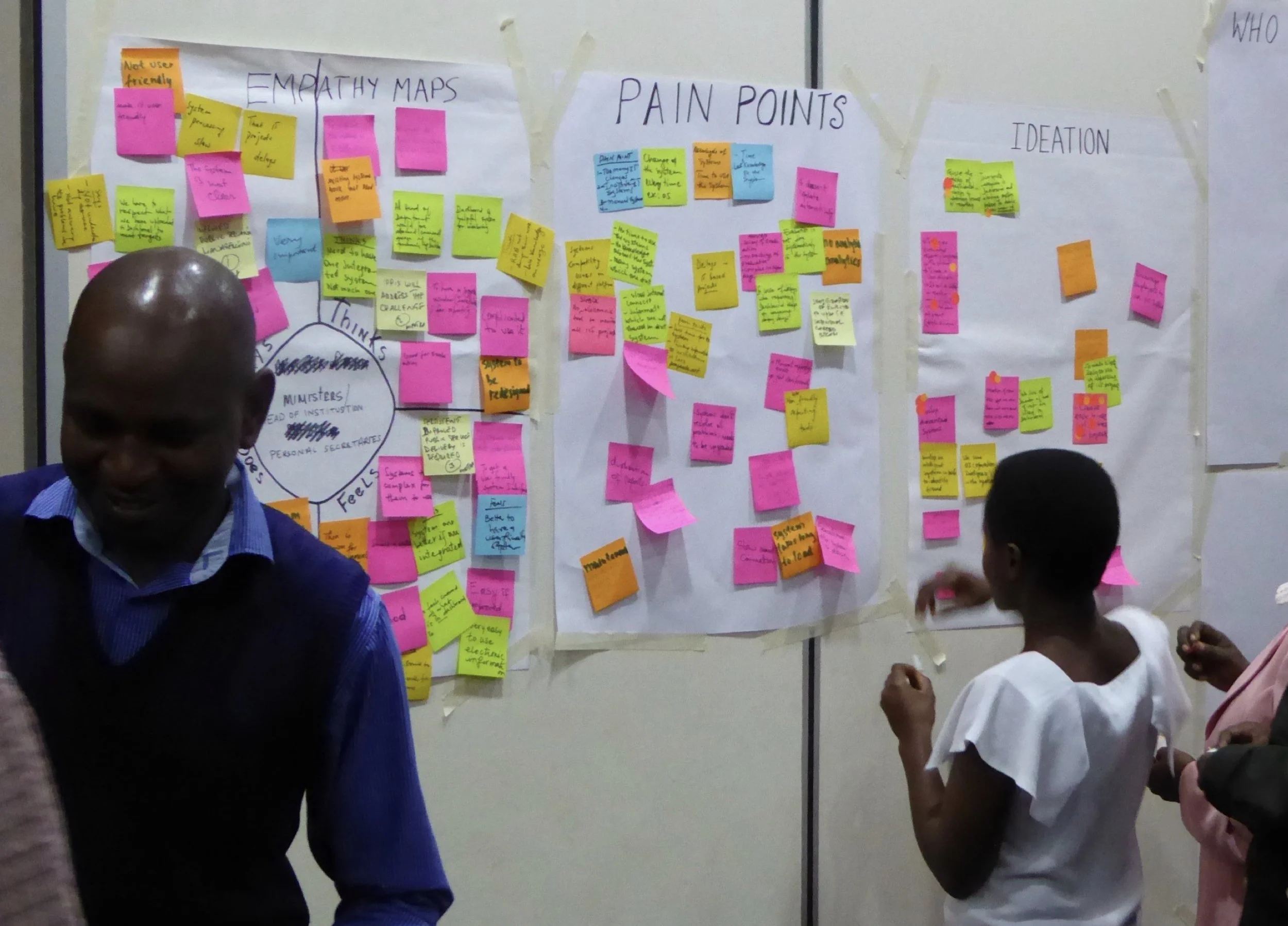 Design Thinking facilitation, User research, UX design, Keynote  |  2015 (1 month)  |  Rwanda, Africa
