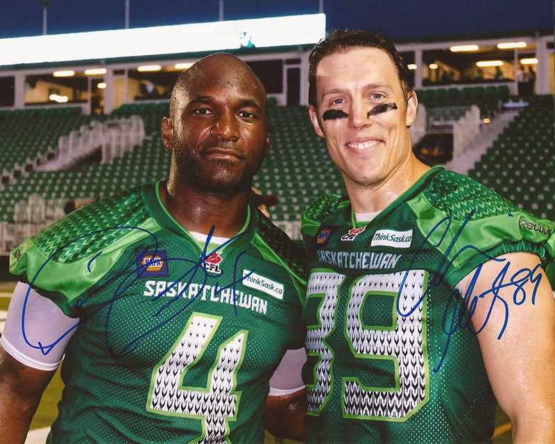 Dual Autographed 8x10/11x14 Photo with Chris Getzlaf (signed in blue ink) 8x10 - $100 + free shipping 11x14 - $150 + free shipping