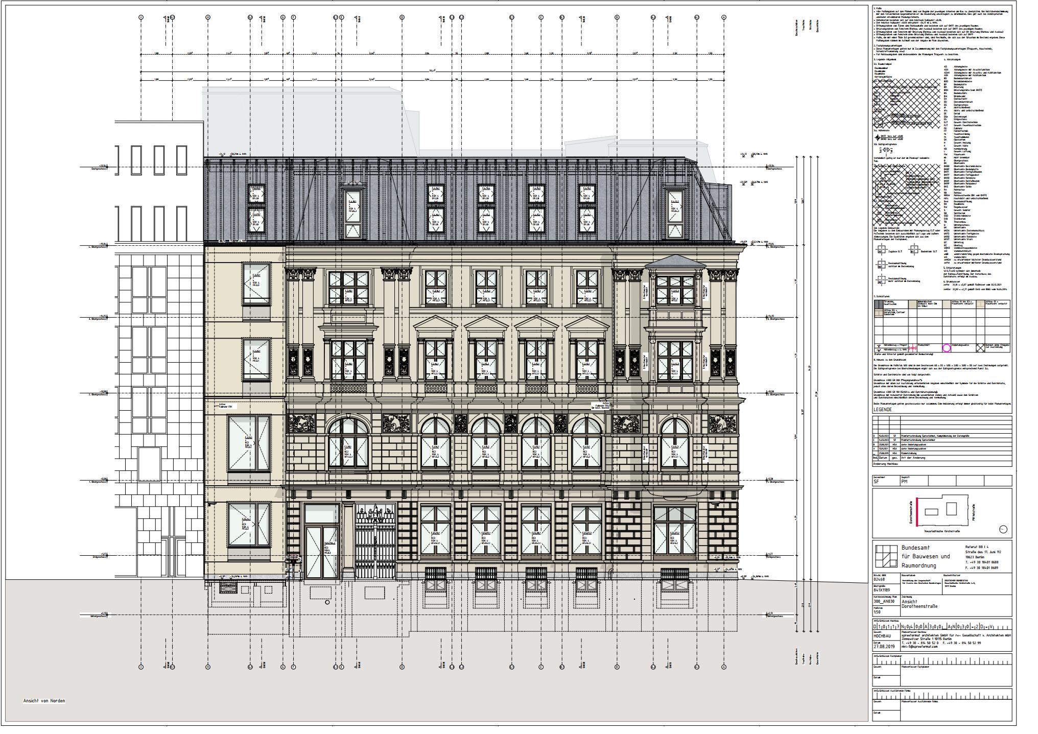 Reconstruction of 1837 Historical Building - Bundestag Offices