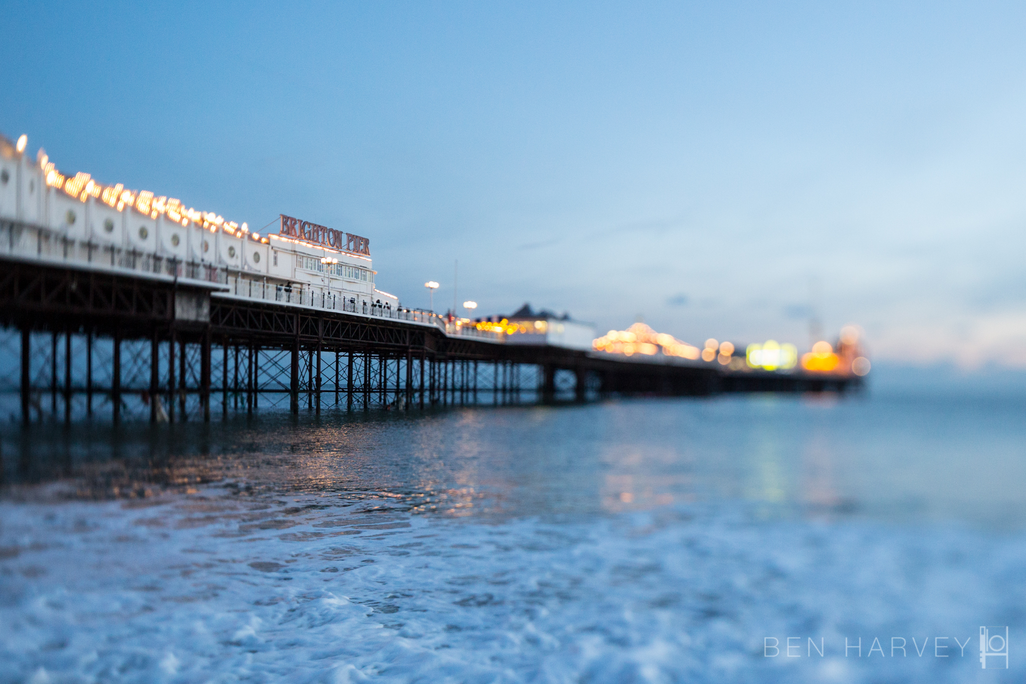 Brighton Palace Pier at twilight