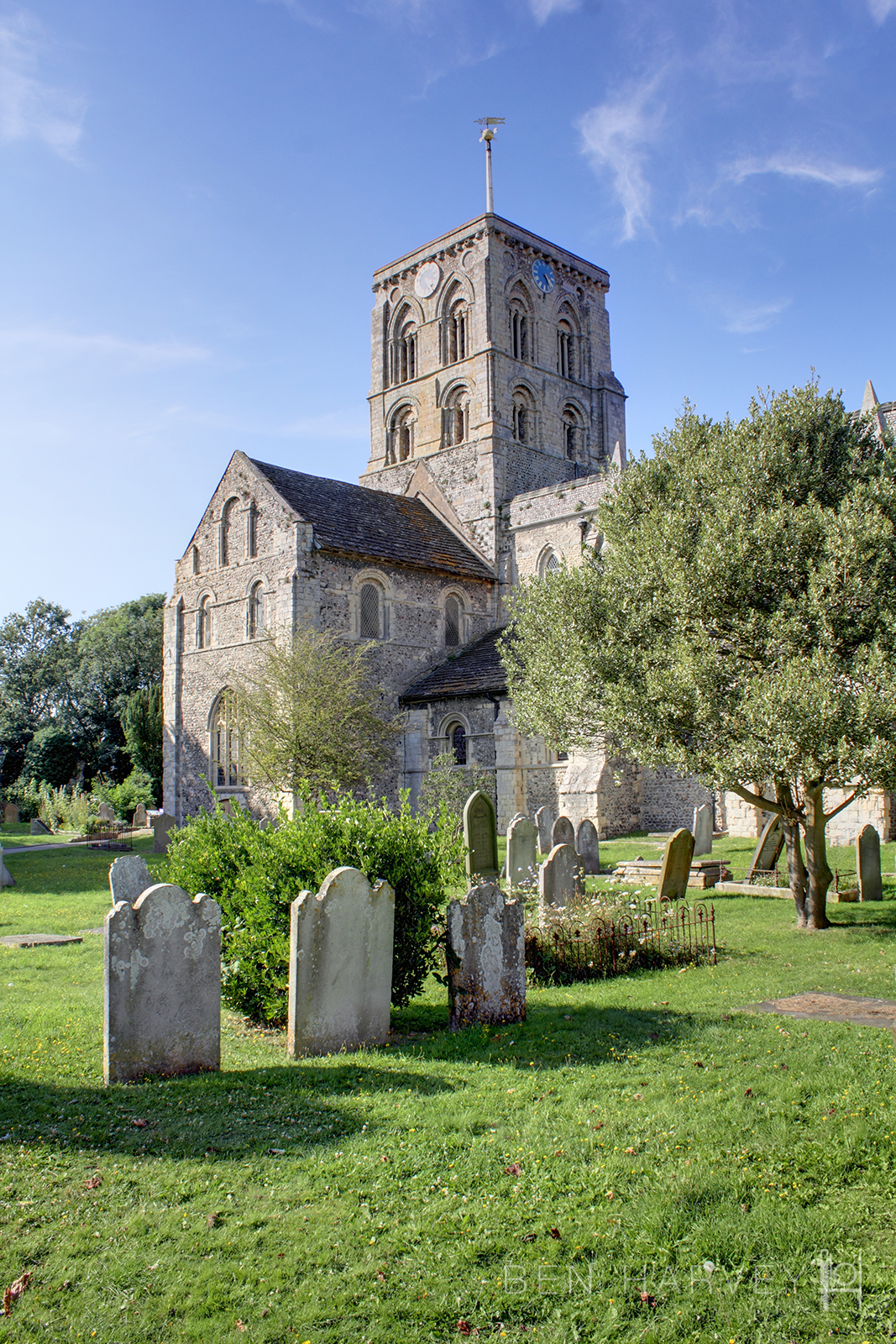 An HDR of Shoreham church (as it was too sunny to get in one shot)