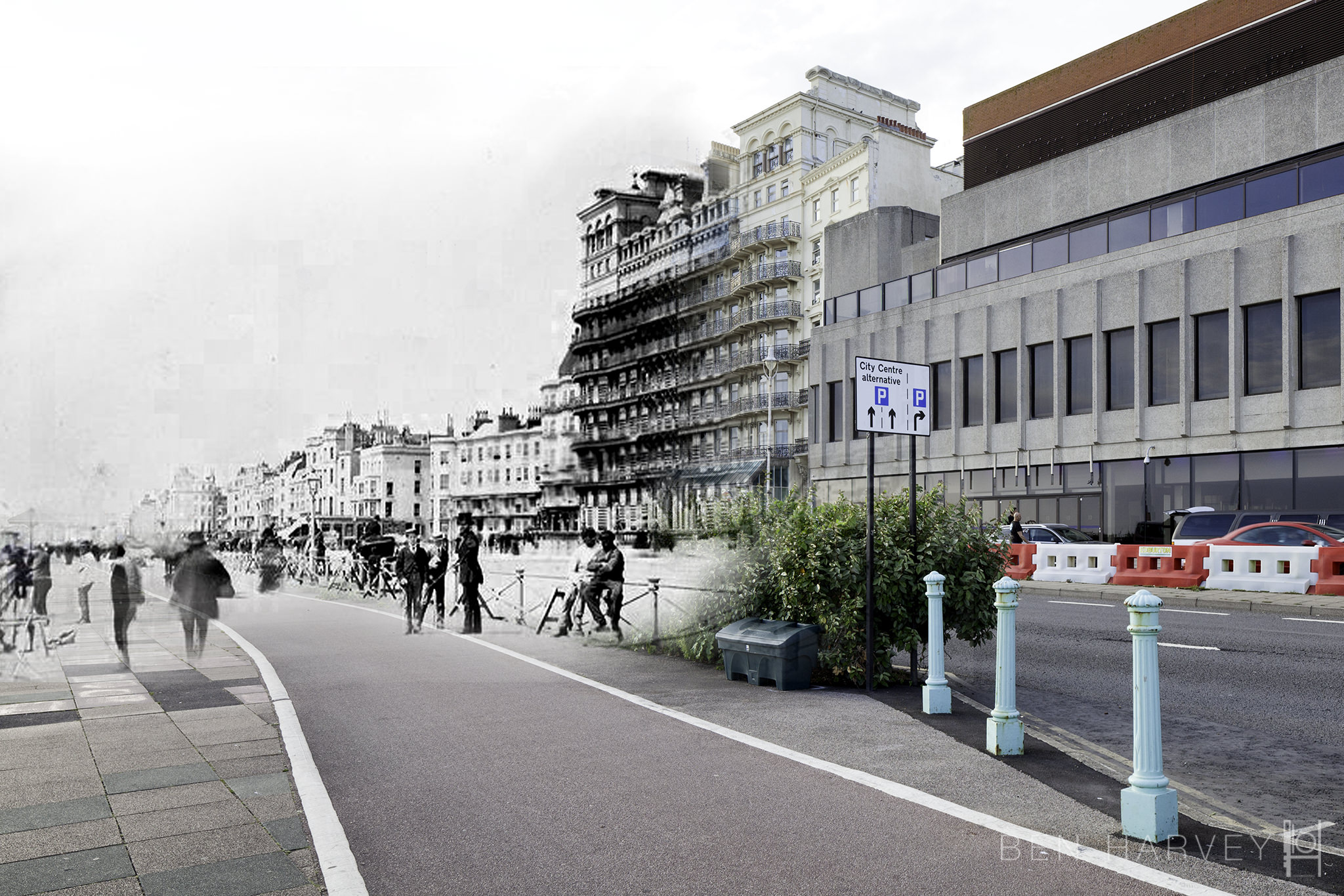 8. Grand hotel with promenade