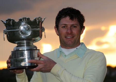 Robbie Cannon with the 2013 Irish Amateur Open trophy. Picture: Pat Cashman