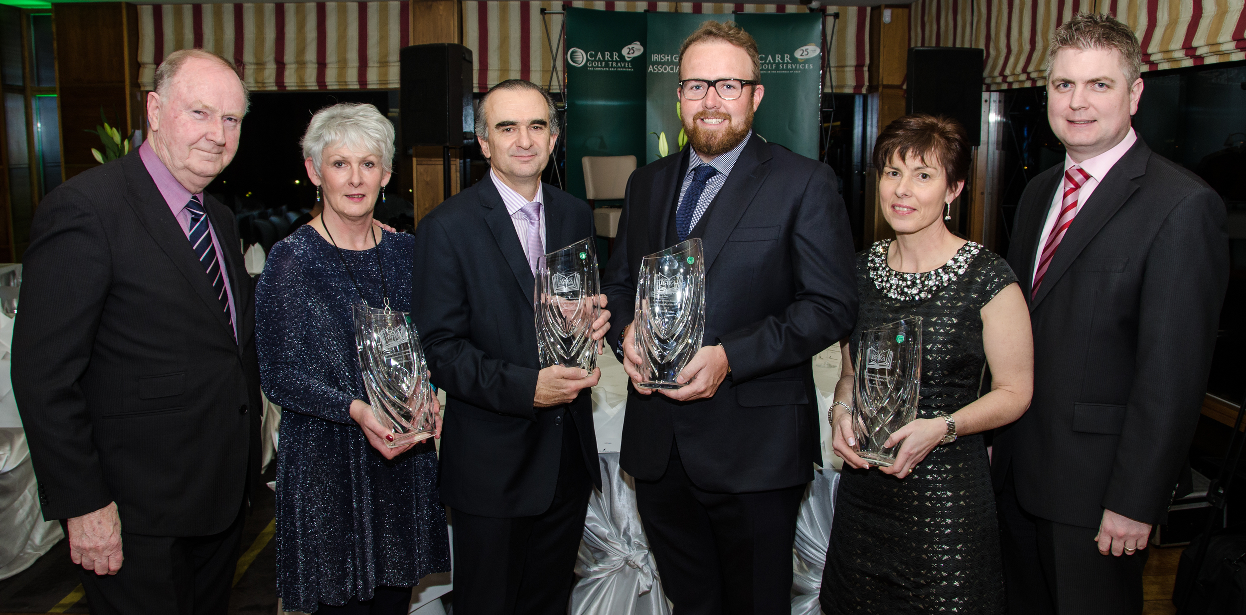 Irish Golf Writers' Association Awards winners 2016.jpg