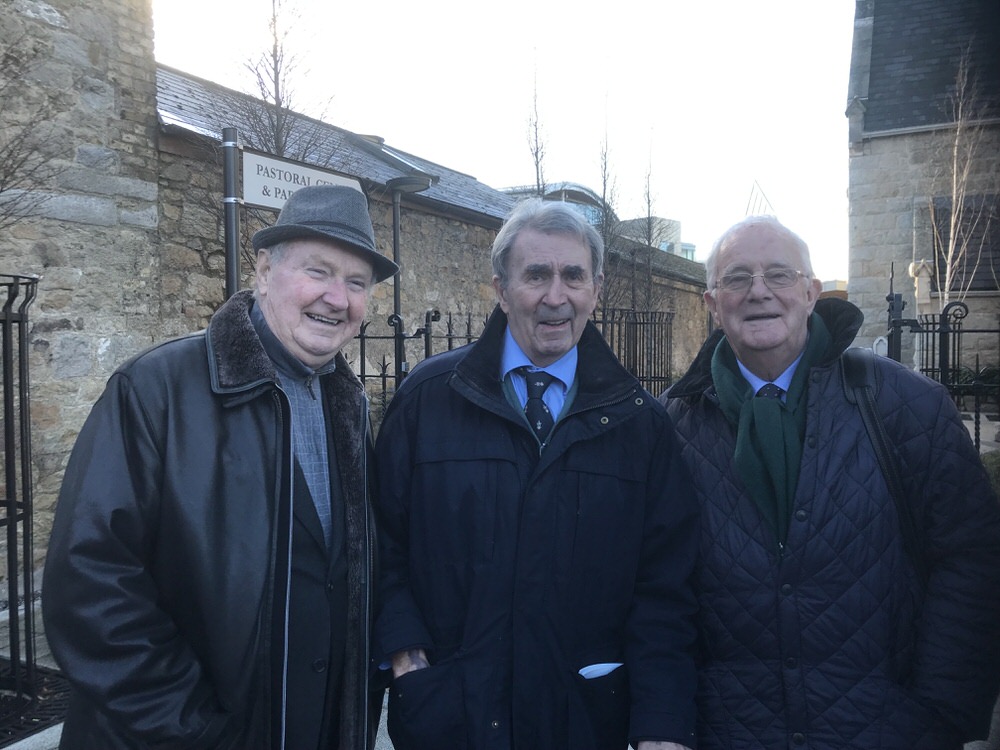  Colm’s former colleagues, Dermot Gilleece, Michael McDonnell and Charlie Mulqueen. 