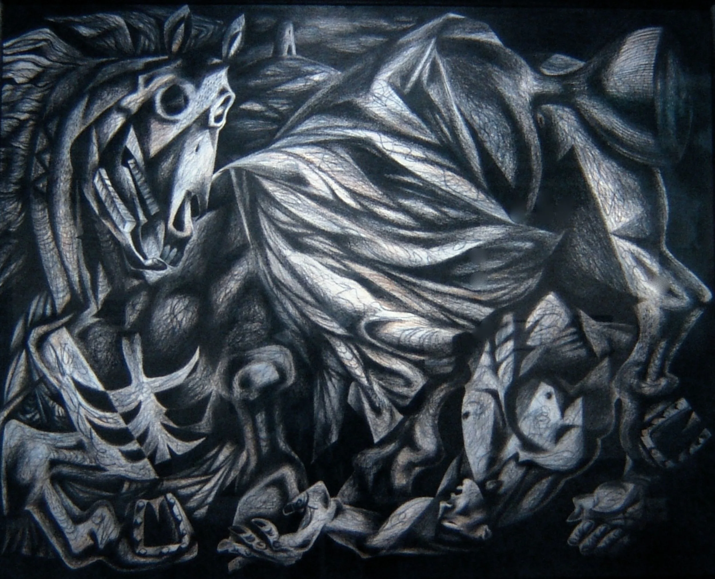 Stumbles and Cannot Rise is in Amgueddfa Cymru – National Museum Wales.